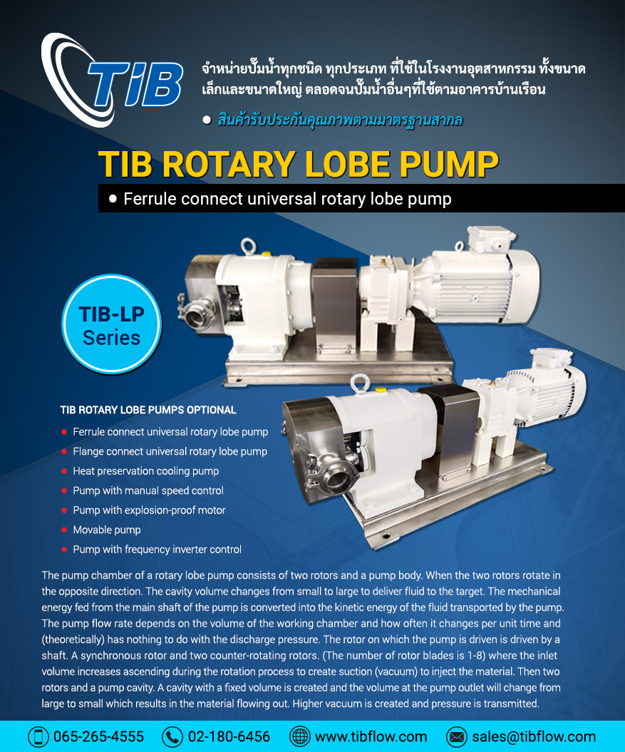 TIB Rotary Lobe Pump