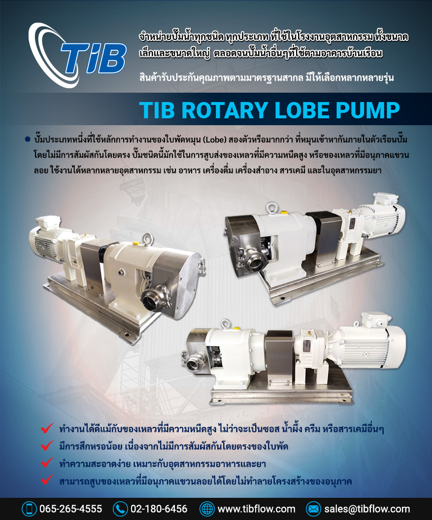 TIB Rotary Lobe Pump